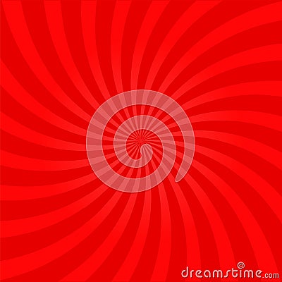Red abstract sunburst background. Vector illustration Vector Illustration