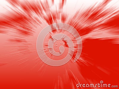 Red Abstract. zoom in Blur background Stock Photo
