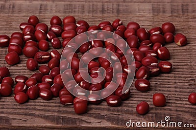 Red adzuki bean Stock Photo