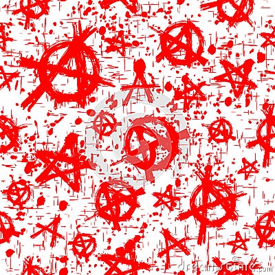 Red_anarchy_background Vector Illustration