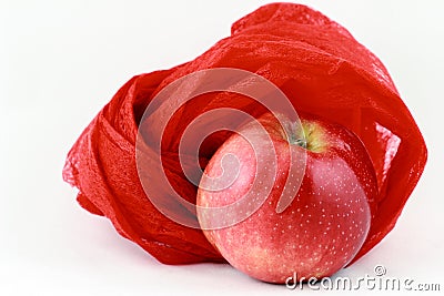 Red apple Stock Photo