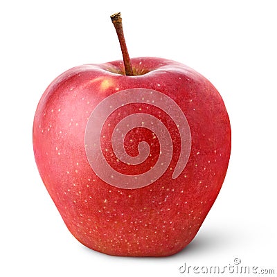 Red apple isolated on white Stock Photo