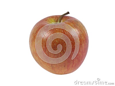 Red apple on white background Stock Photo