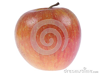 Red apple on white background Stock Photo