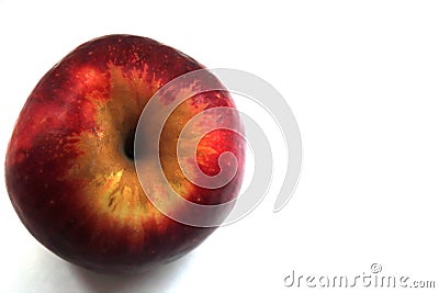 Red Apple on a white background Stock Photo