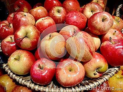 Red apples Stock Photo