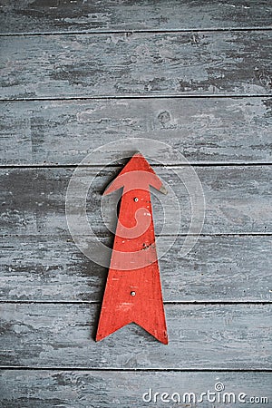 Red arrow Stock Photo