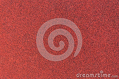 Red Asphalt Floor Texture. Red stone grain texture background closeup Stock Photo