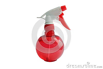 Red atomizer Stock Photo