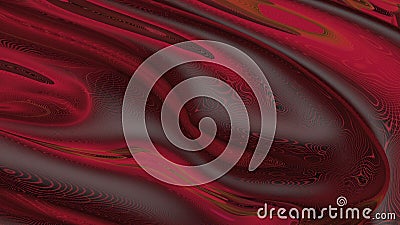 Red Background of filamentous intersecting particles. Stock Photo