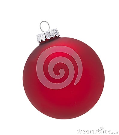 Red Bauble Stock Photo