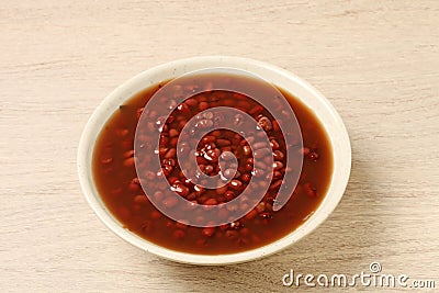 Red bean soup Stock Photo