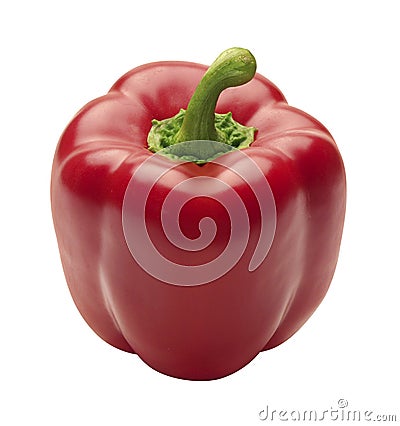 Red Bell Pepper Stock Photo