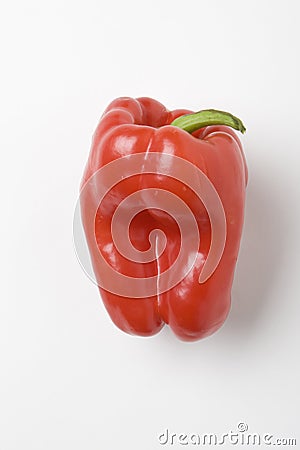 Red Bell Pepper Stock Photo