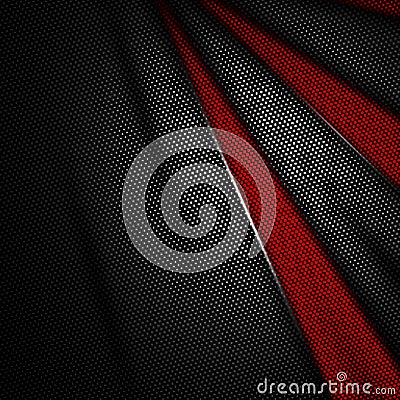 Red And Black Carbon Fiber Background. Stock Illustration - Image: 76828792