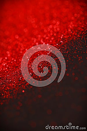 Red and Black Glitter background. Holiday, Christmas, Valentines, Beauty and Nails abstract texture Stock Photo