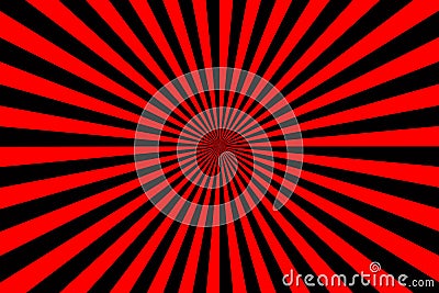 Red black radials starburst background . Illustration design Stock Photo