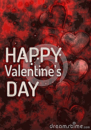 Red and Black Valentine Texture Background Graphic Stock Photo