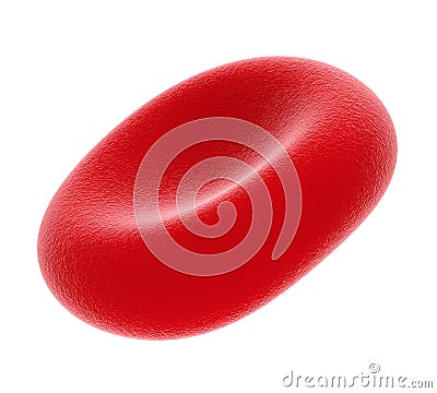 Red Blood Cell Isolated Stock Photo