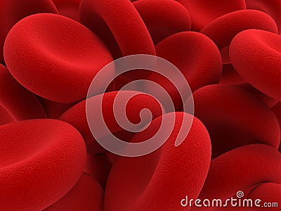 Red blood cells Stock Photo