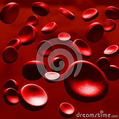 Red blood cells Stock Photo