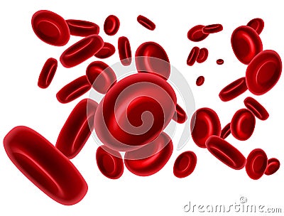 Red Blood Cells Vector Illustration