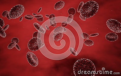 Red blood cells Stock Photo