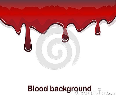 Red blood flowing background Vector Illustration