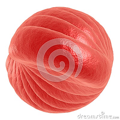 Red blood virus cell Stock Photo