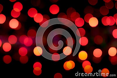 Red bokeh backgrounds Stock Photo