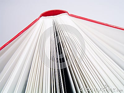 Red book detail Stock Photo