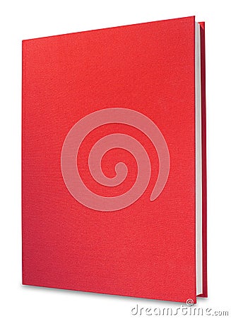 Red book, isolated Stock Photo