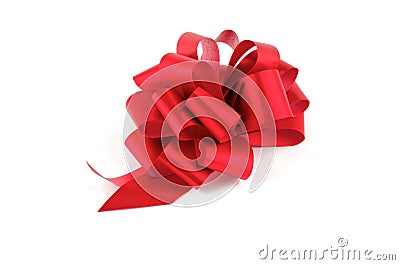 Red Bow Stock Photo