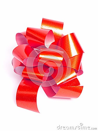 Red bow Stock Photo