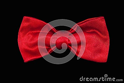 Red Bow Tie Stock Photo