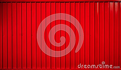 Red box container striped line background Stock Photo