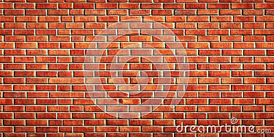 Red brick background pattern texture Brickwork red bricks Generative By AI Stock Photo