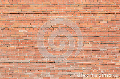 Red brick wall background with impurities of white Stock Photo