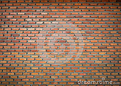 Red Brick Wall Background Stock Photo