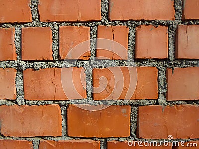 Red brick wall Stock Photo