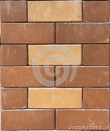 Red brick wall texture background Stock Photo