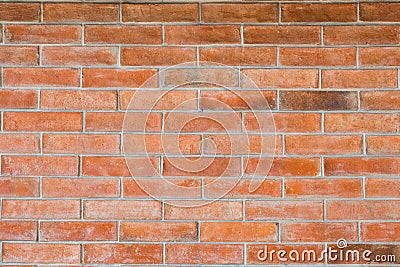 Red brick wall for texture Stock Photo