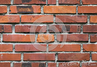 Red brick wall texture, seamlessly tileable background Stock Photo