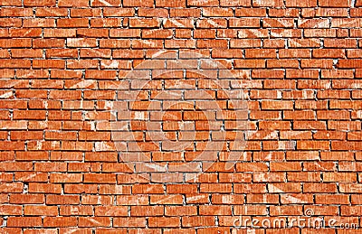 Red Bricks Wall Stock Photo