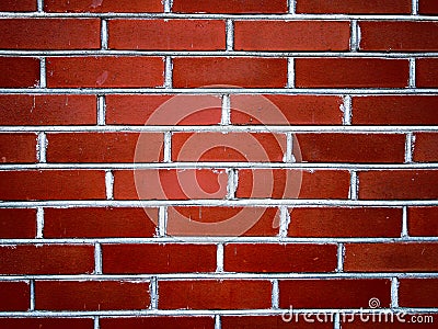 Red bricks wall II Stock Photo
