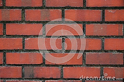 Red Bricks Wall Stock Photo