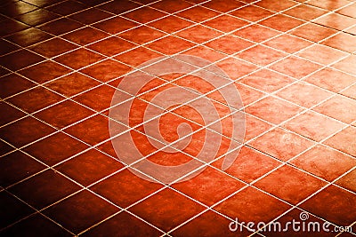 Red brickwork background Stock Photo