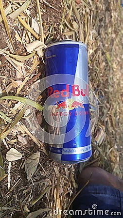 Red bull drink very nice drink Editorial Stock Photo