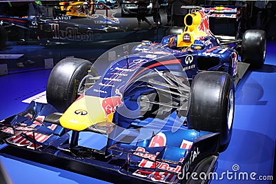 Red Bull formula 1 racing car Editorial Stock Photo