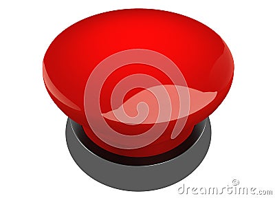Red buzzer button Stock Photo